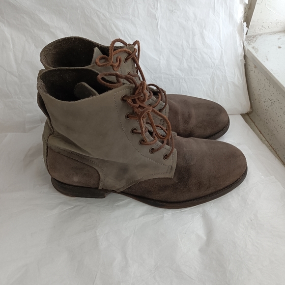 All Saints | Shoes | Allsaints Leather Combat Distressed  display picture 3